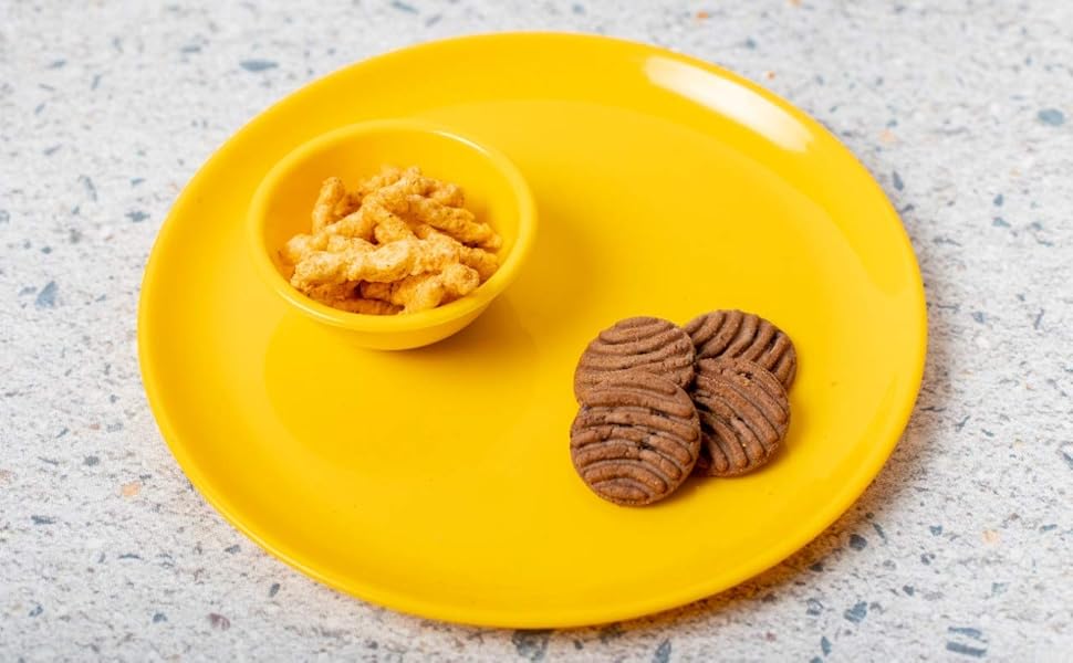 Buy Coolkart Microwave Safe and Unbreakable Plastic Round Full Plate