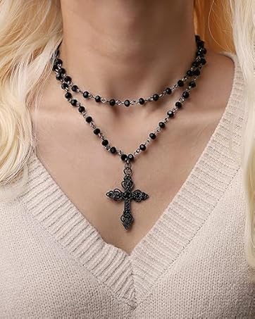 Sacina gothic punk necklace