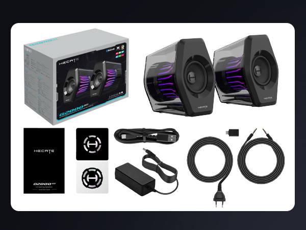 Amazon.com: Edifier G2000 Pro 2.0 RGB Gaming Speakers with