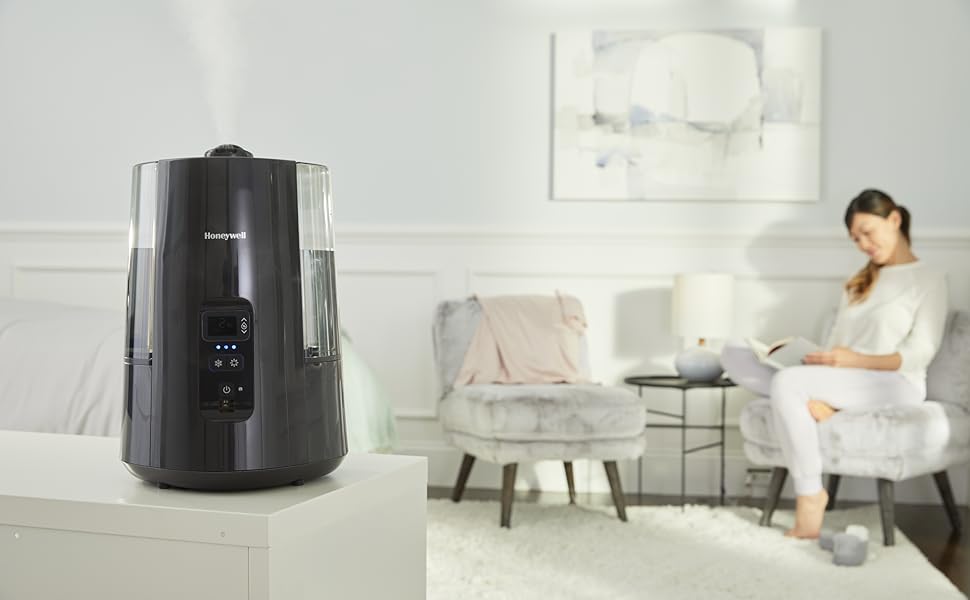 Honeywell HWC778BC Dual Comfortᵀᴹ Cool Mist + Warm Steam Humidifier