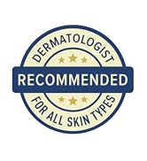 dermatologist recommended and approved for all skin types - stamp