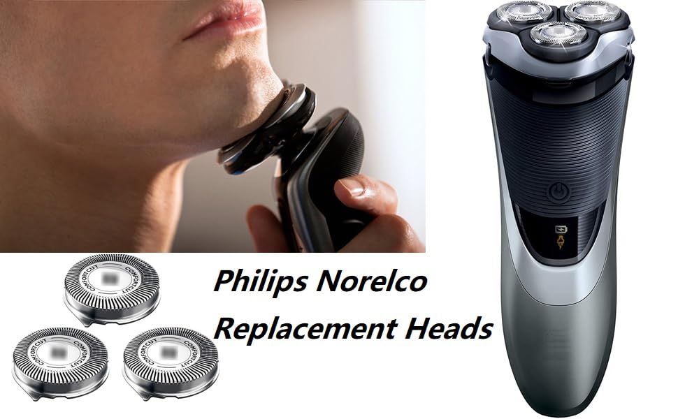 norspor HQ56 Replacement Shaver Heads for Philips Norelco