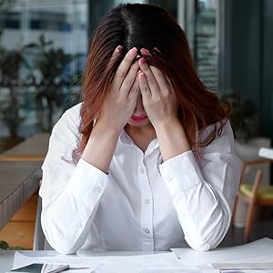 woman with stress