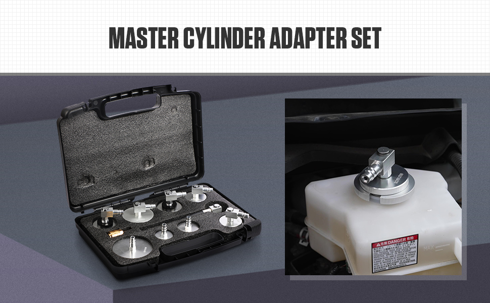 CMTOOL Master Cylinder Bleeder Kit Aluminum Brake Bleeder