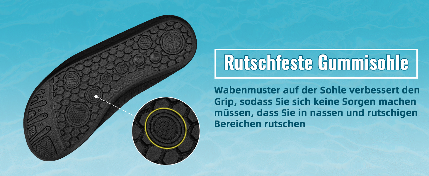 Badeschuhe Wasserschuhe Damen Herren,Schwimmschuhe Barfußschuhe Strandschuhe,Leicht Surfschuhe