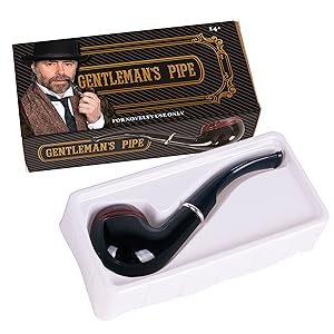 Gentleman’s pipe fake pipe detective’s pipe props smoking props detective accessories halloween