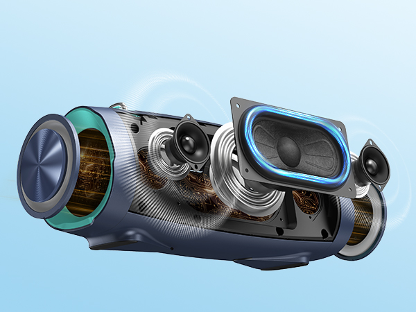 Amazon.com: DOSS Extreme Boom Pro D100 Bluetooth Speaker