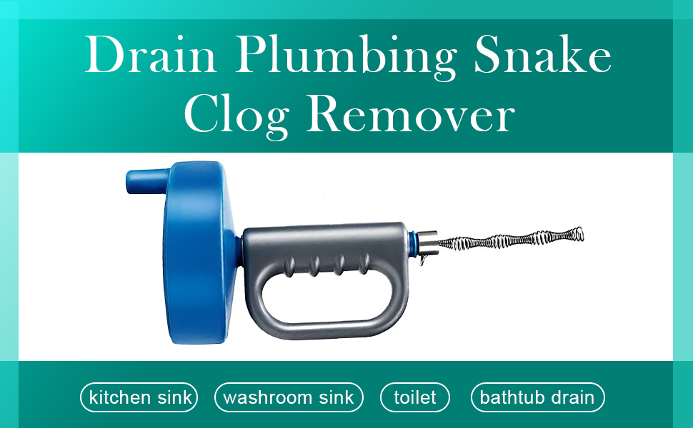 SK Depot Manual Long Flexible Drain Cleaner Snake Weasel Tool Drain