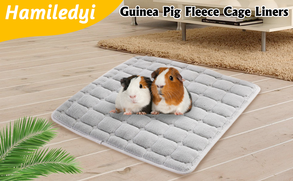 Guinea Pig Fleece Cage Liners 4 Pack Washable Guinea Pig