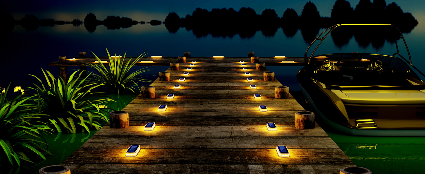solar deck lights