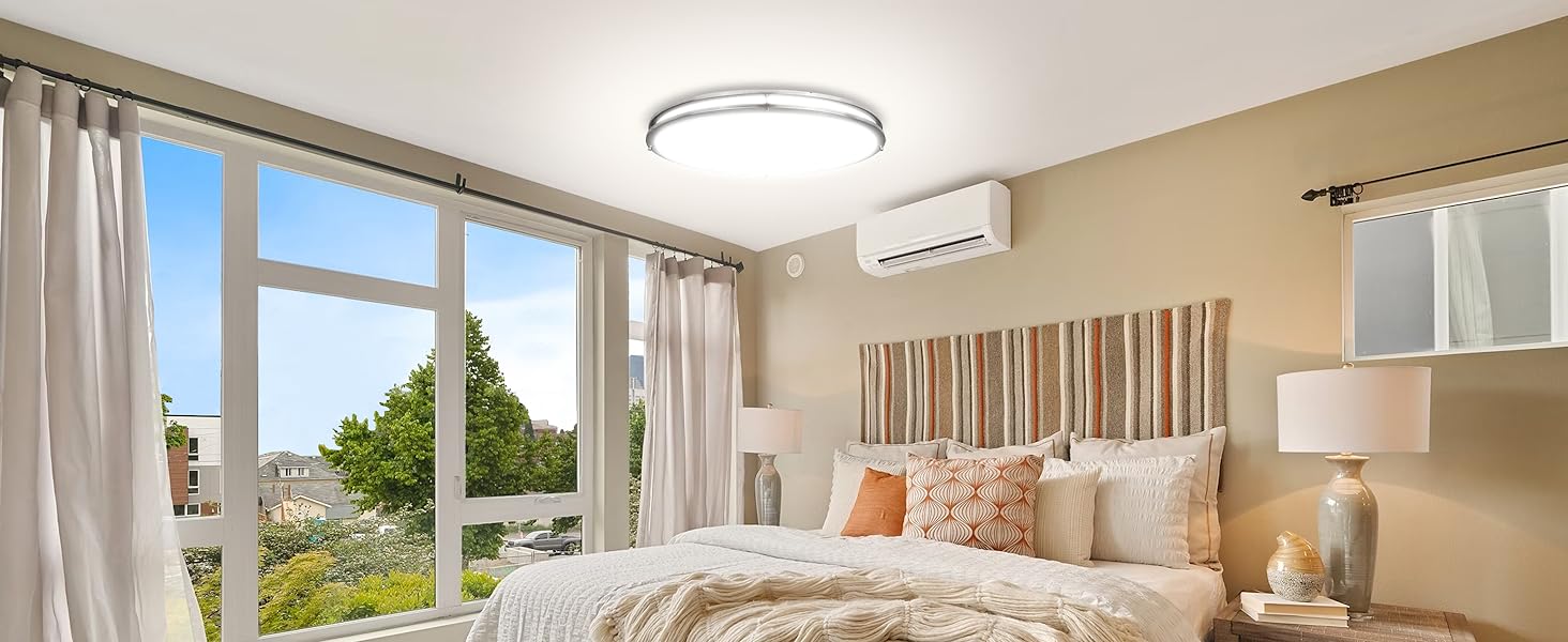 Flush Mount LED Ceiling Light Fixture