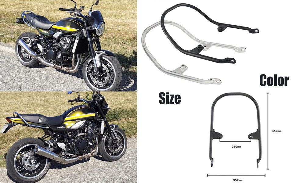 MYIADV Rear Luggage Rack For Kawasaki Z900RS Z 900 Z900 RS