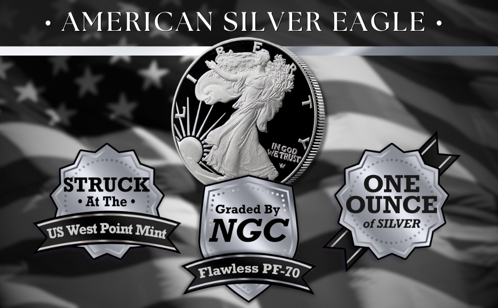 2025 W 1 oz American Silver Eagle Proof Coin PF-70 Ultra
