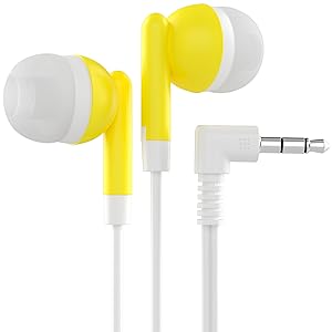3.5mm Jack Plug Comfortable Earbuds for Classroom Kids Adults Women Men Teens Bulk Headphones Value