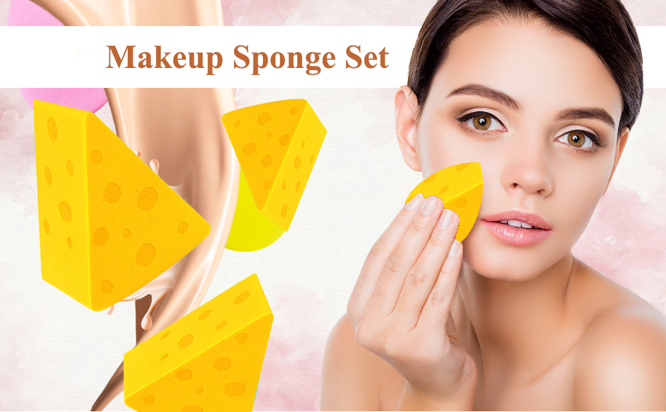 6 Pcs Beauty Blenders, LUNASEA Makeup Sponges for Face