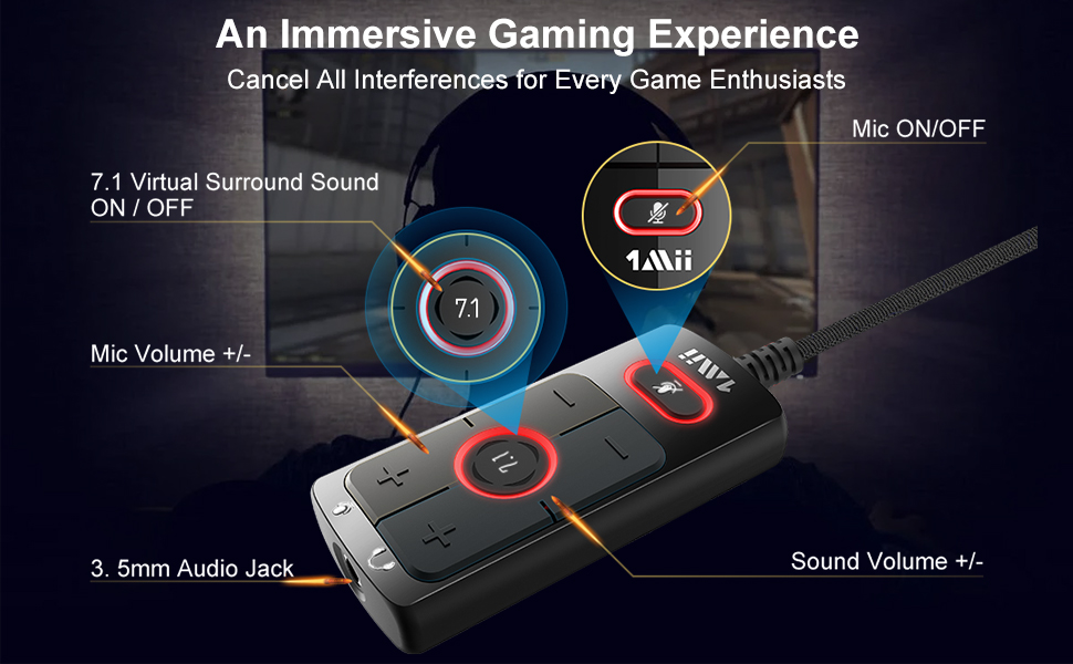 [Upgrade] 1Mii USB Sound Card USB to 3.5mm Jack Audio