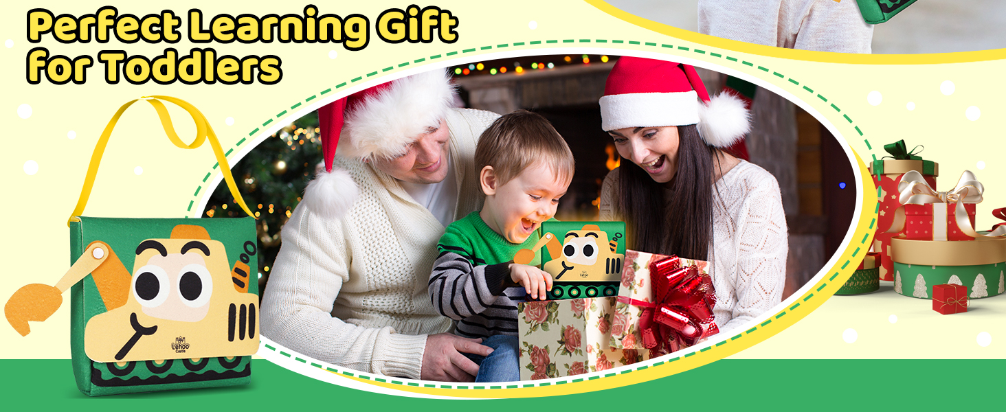 Toddler Busy Board Montessori Sensory Busy Book for Travel