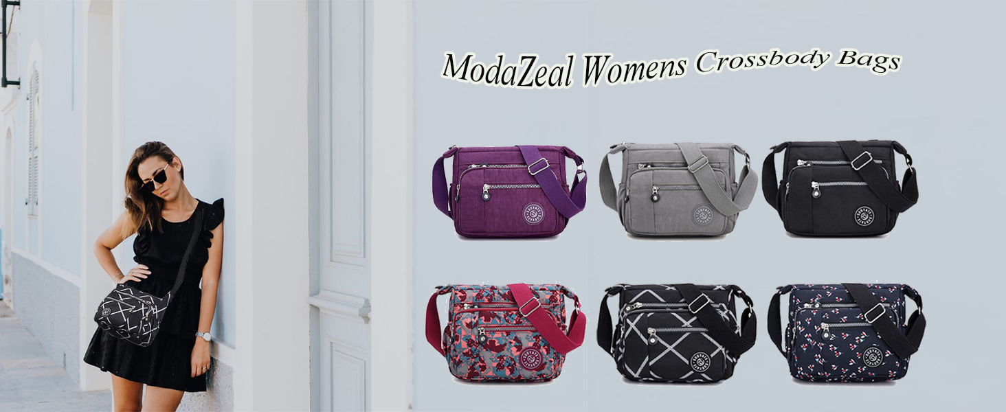 ModaZeal Crossbody Bags for Women Nylon Shoulder Bags Lightweight
