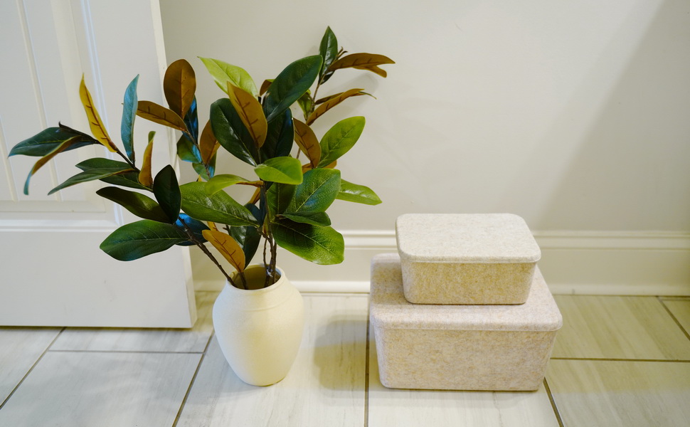 Lidded drawer organizer trays felt storage bin with bid jewelry box organizer toy