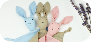 baby essentials for newborn teethers for babies comforter lovie muslin bunny