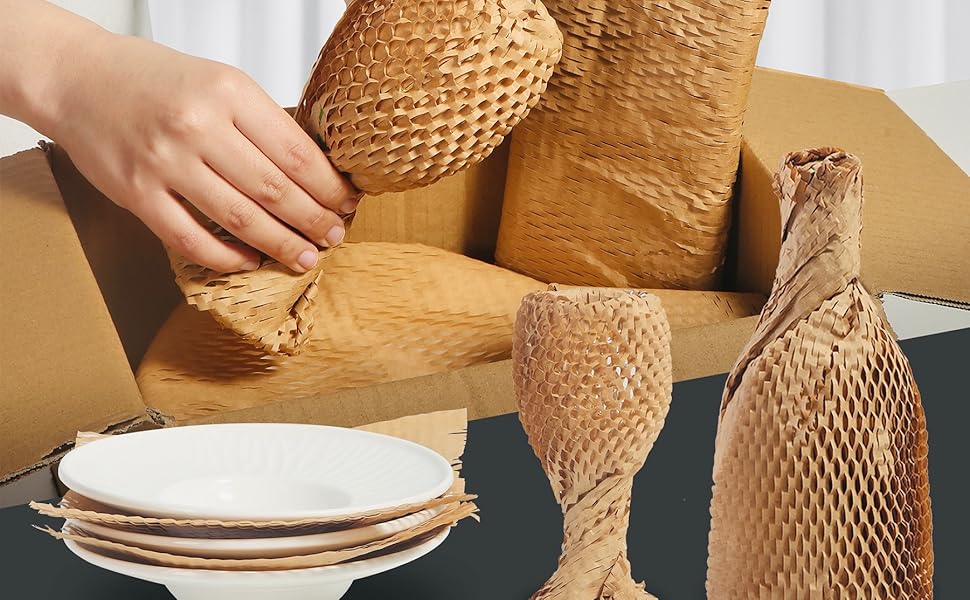 Brown Paper Packaging, 30cm X 30M Brown Packing Paper for