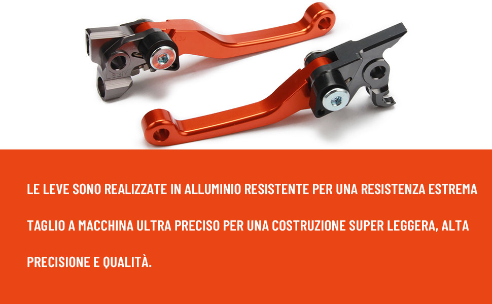 Leve Frizione E Freno Moto In Alluminio - Compatibili Con KTM, Husqvarna E Altri Modelli