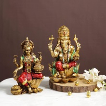laxmi ganesha idol