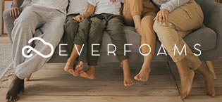 EverFoams Women's Warm Memory Foam House Shoes Indoor Outdoor Winter Slippers with Rubber Bottom