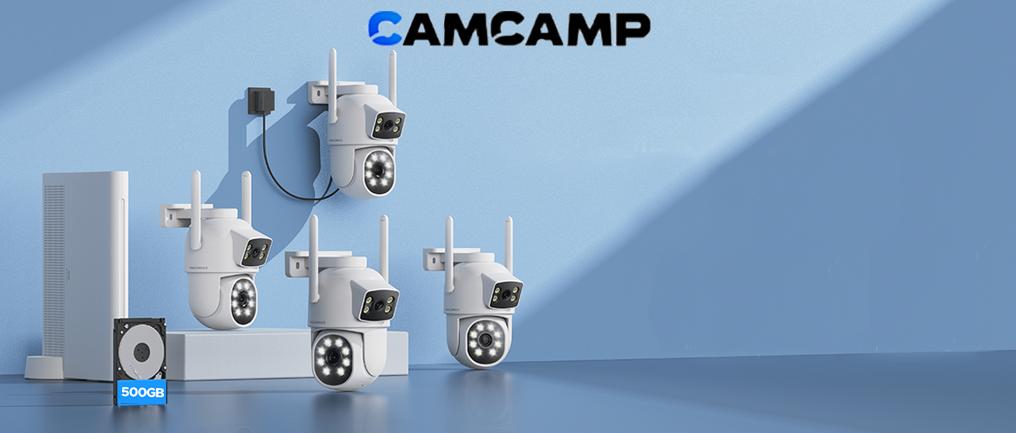 Kit camcamp wifi de surveillance caméra