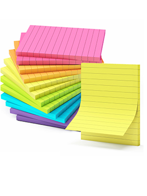 Amazon.com : EOOUT 12pcs Lined Sticky Notes, 4x3 Inch Strong Adhesive ...