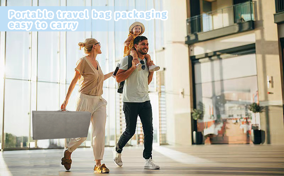 foldable mattress with travel bag
