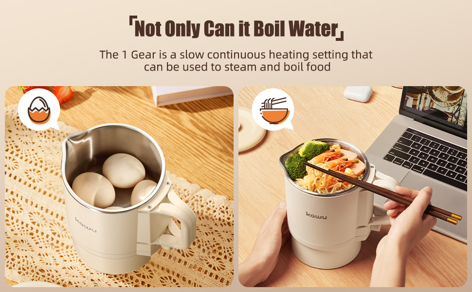 ابريق شاي كهربائي صغير من الستانلس ستيل 304