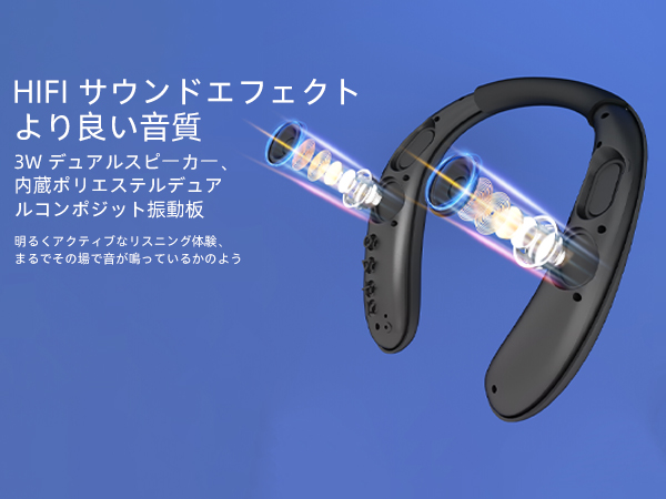 Amazon.co.jp: ウェアラブルネックスピーカー Bluetooth