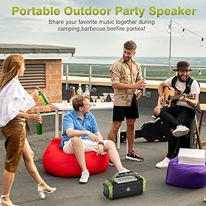 outdoor party speaker