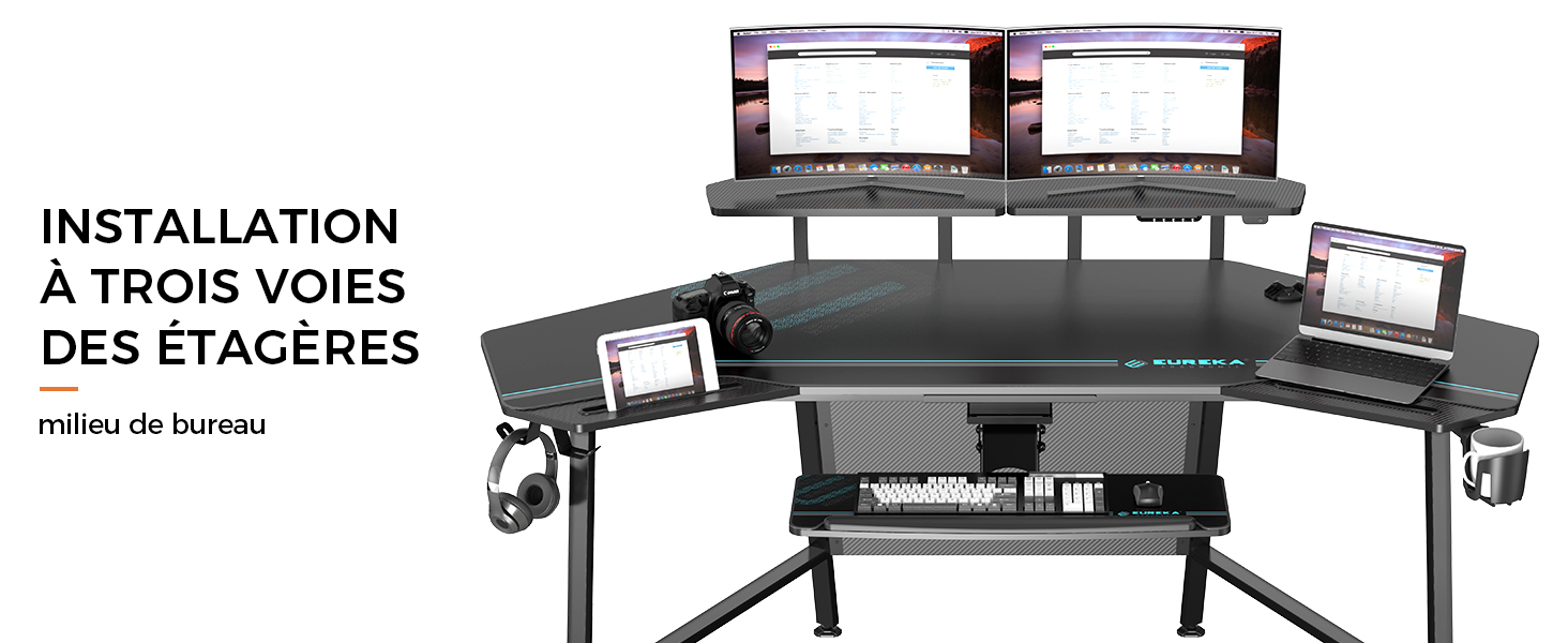 bureau gaming eureka ergonomic led black friday