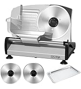 OSTBA スライサー SL518-1 シルバー Ostba Meat Slicer Electric Deli Slicer Machine 7.5