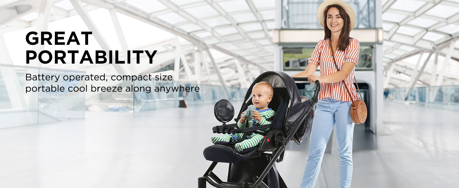 baby fan for stroller and car seat