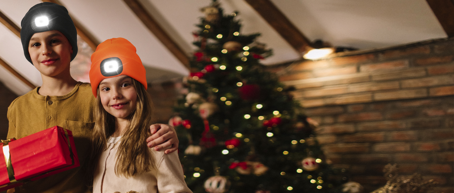 Beanie Hat with Light for Kids