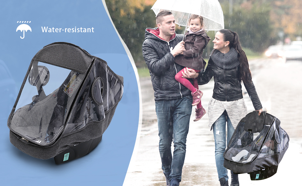 Universal Car Seat Rain Cover Infant Car Seat Weather