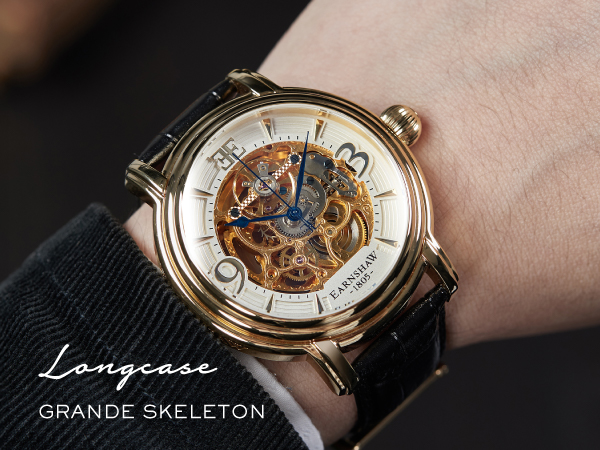 Amazon.com: Thomas Earnshaw Longcase Grande Skeleton Men's
