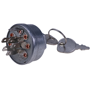 Bobcat Key 103-0206 Ignition Switch 3 Positions 6 Terminals