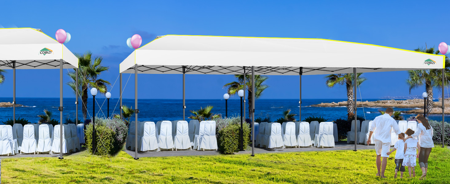 cobizi 10x30 heavy duty pop up canopy