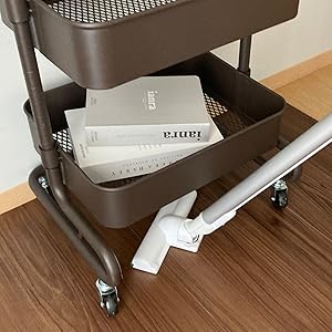 Amazon.co.jp: 山善(YAMAZEN) キッチンワゴン 高さ調節可能 全体