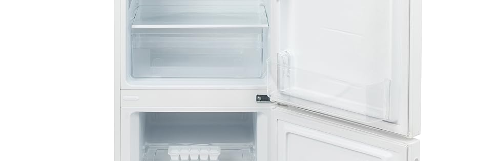 ICEKING RZ109EW Freestanding Undercounter Freezer, 60L Capacity, White, 4 Star Freezing, Adjustable Thermostat, Energy Efficient, Quiet Operation U2013 Ideal For Kitchen Or Utility Room