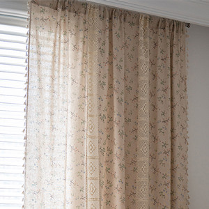 floral curtains