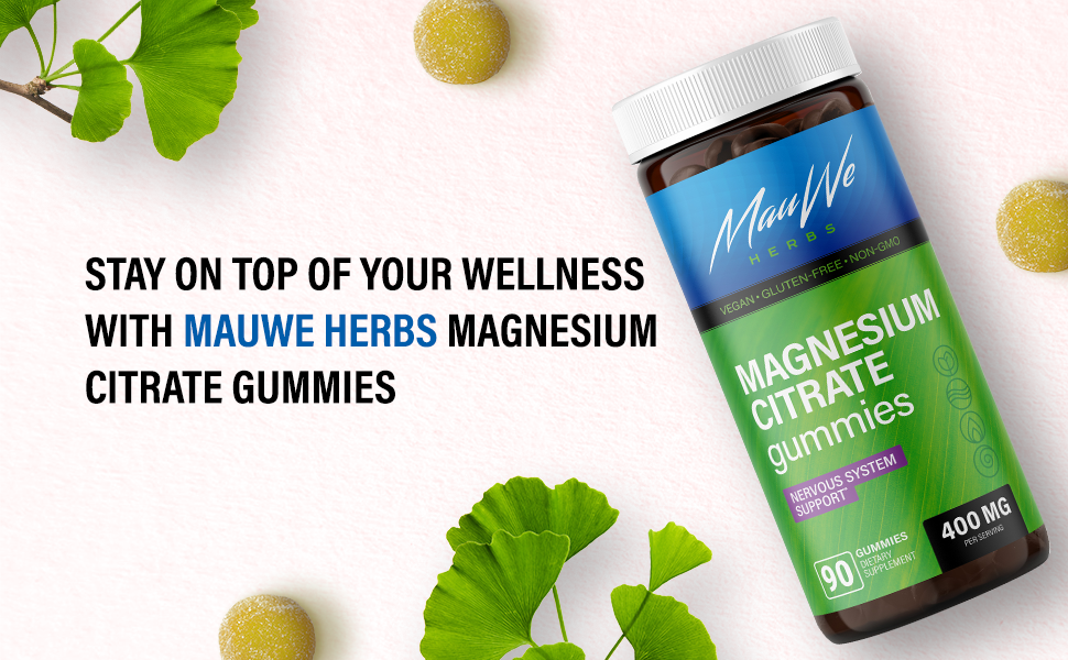 Magnesium Citrate 400mg Gummies Superior Chewables for