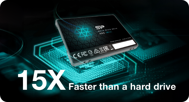 Silicon Power Ace A55 2TB SATA SSD, Up to 500MB/s, 3D NAND