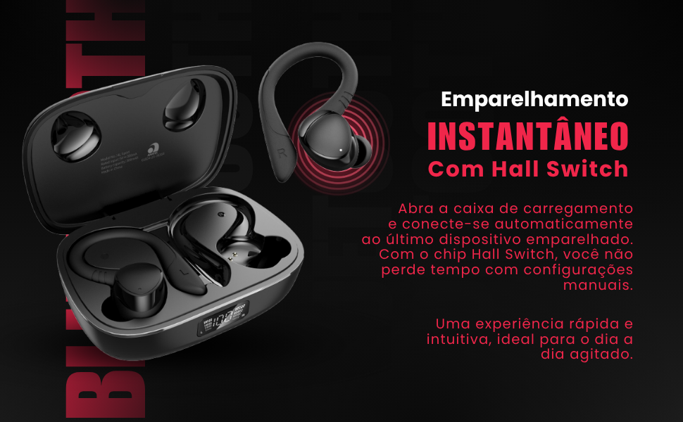 Fone de Ouvido Bluetooth