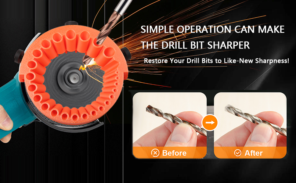 Power Drill Bit Grinding Attachment, Old Drill Bit Grinder