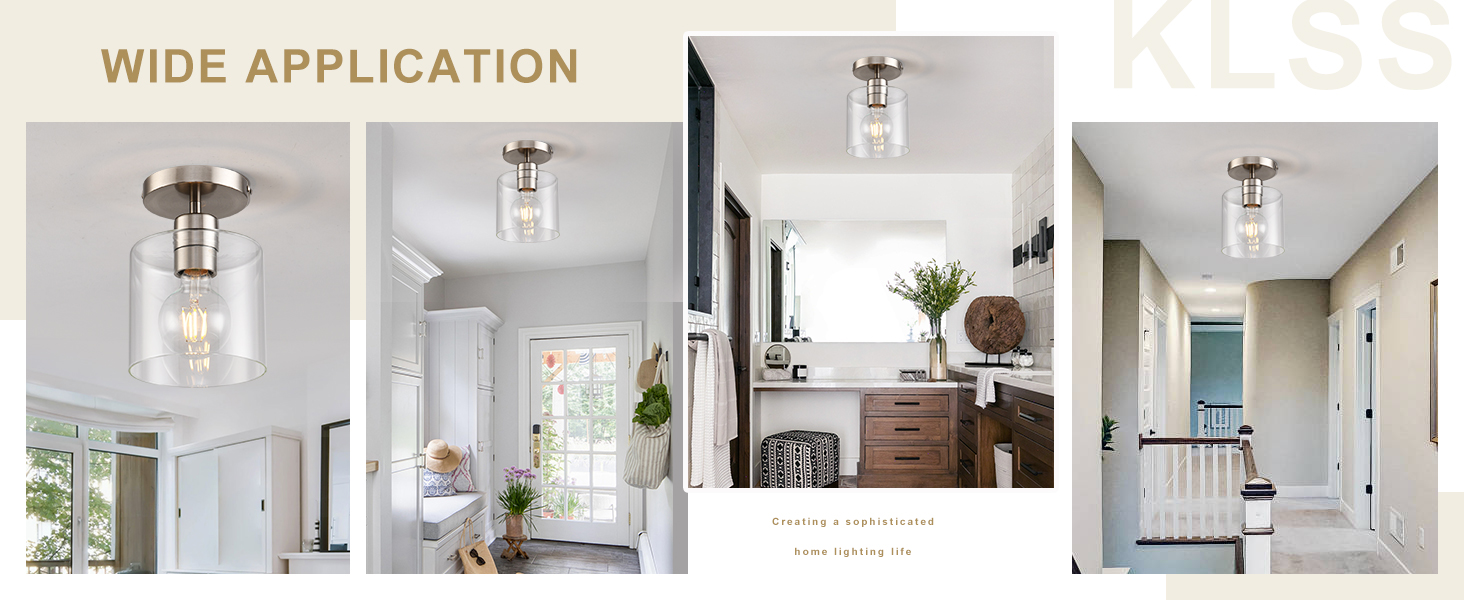 chrome ceiling light